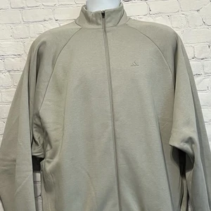 New Adidas One FL Track T Jacket S Unisex Metal Gray Full Zip Stripes Basketball - Picture 1 of 8