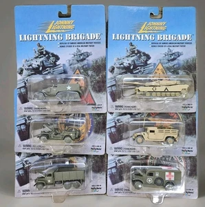 Set Of 6 Johnny Lightning Brigade American Military Diecast Carded Vehicles - Picture 1 of 10