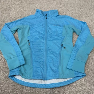 Avalanche Women’s Weather Shield Waterproof Full Zip Rain Jacket Blue Medium - Image 1 of 4