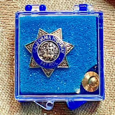 Vintage - California Highway Patrol CHP Star Badge Tie Tac Pin - New - In Box - Image 1 of 4