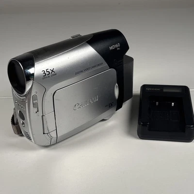 Canon MD160 PAL Mini DV Camcorder Video Camera Tested Working + Battery Charger - Image 1 of 4