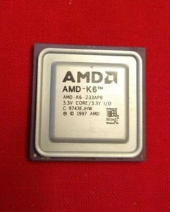 AMD-K6-233APR K6 233 MHZ 233APR ✅ Very VERY VERY VERY Rare Vintage Windows 95 - Picture 1 of 2