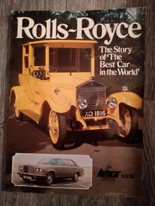 ROLLS-ROYCE Camargue Corniche Silver Shadow Cloud AUTOCAR MAGAZINE SPECIAL 1977 - Picture 1 of 3