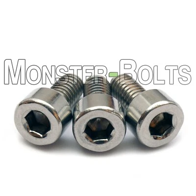MONSTERBOLTS Stainless Steel Guitar Locking Nut / String Clamp Screws - For Floyd Rose Style