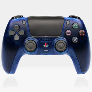 DS4 Blue Crystal PS5 Controller Killscreen PlayStation 5 Clear Retro DualSense - Picture 1 of 7