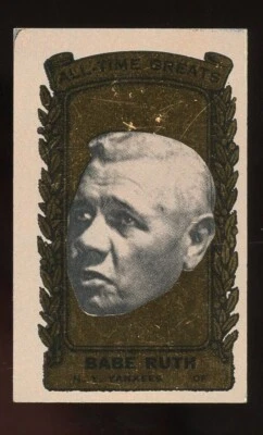 1963 Bazooka All-Time Greats Baseball #17 Babe Ruth EX/MT - Image 1 of 2