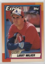 1990 Topps Box Set Collector's Edition (Tiffany) Larry Walker #757 Rookie RC HOF