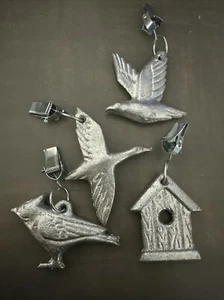NEW Bird Birdhouse Clips Hanging Decor - Picture 1 of 6