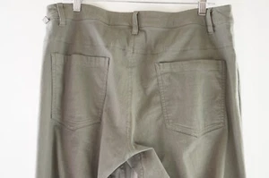 Lululemon Größe 34 grüne Jeans gerade flache Vorderseite 5 Taschen bequem mittelhoher Bund Herren - Bild 1 von 8