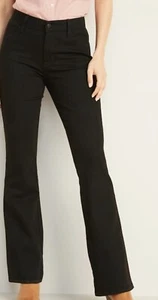 NWOT Old Navy black mid rise micro flare ankle jeans - Picture 1 of 6