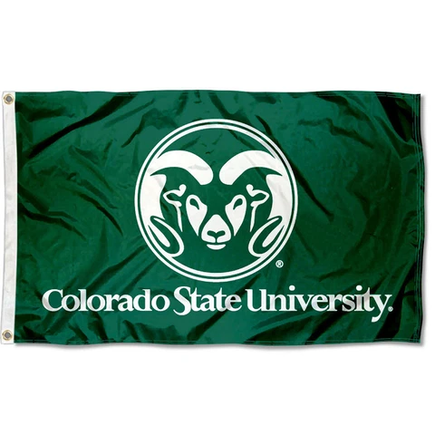 Colorado State University Rams Flag CSU Large 3x5 Cover