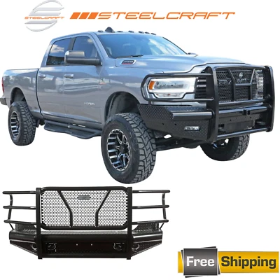 Steelcraft HD12280RC Front Bumper With Grille Guard 2019-2024 Ram 2500 3500 HD Foto 1 de 4