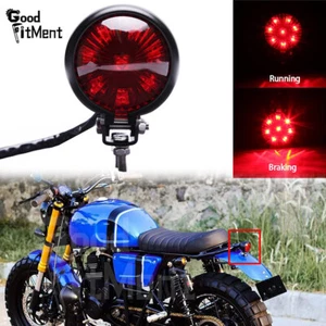 Motorrad LED Rücklicht Mini Bremsleuchte Für Street Bike Chopper Bobber Cruiser - Bild 1 von 12