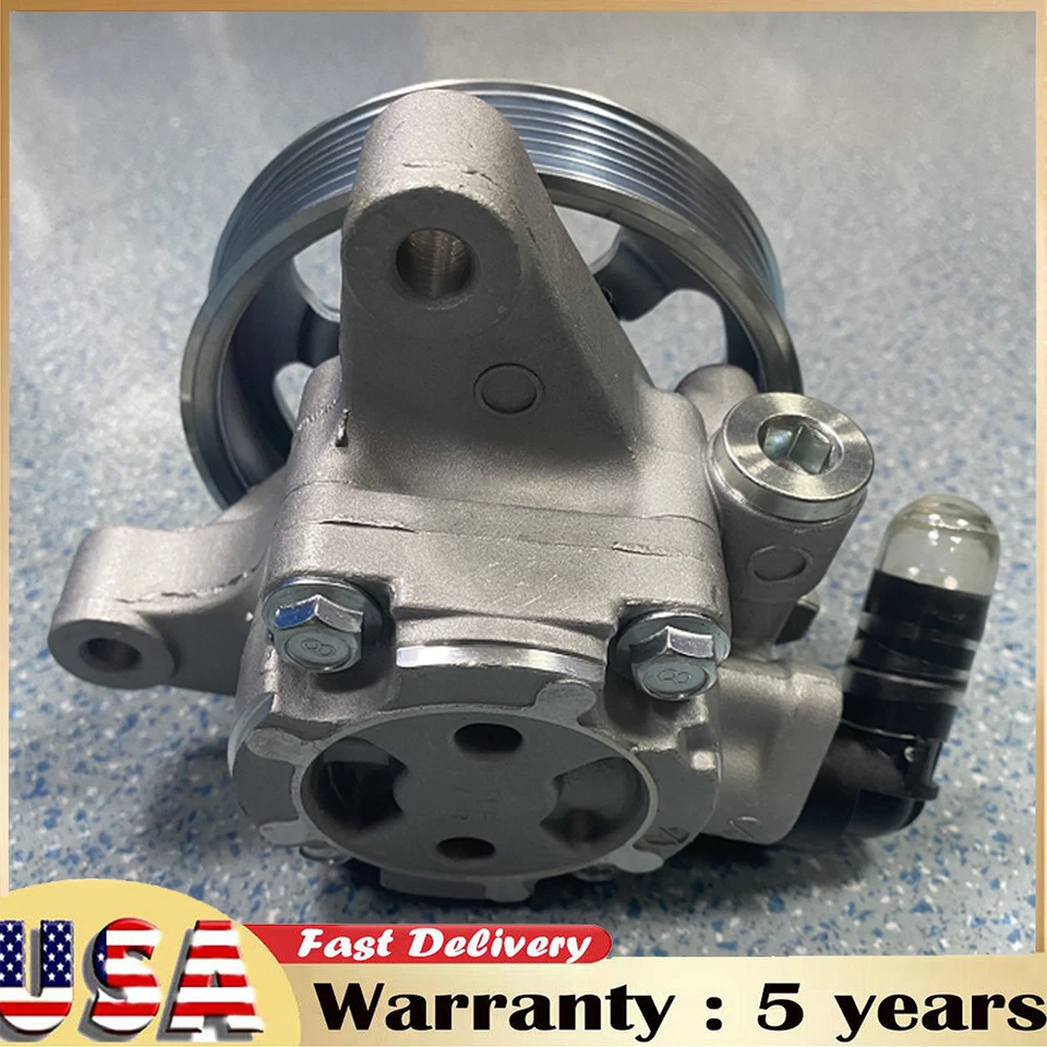 Power Steering Pump  W/ Pulley Fits Acura RSX TSX Honda Accord CR-V Element 2.4L - Image 1 of 4