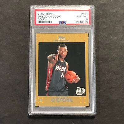 2007 Topps Fleer #131 Daequan Cook PSA 8 NM-MT Gold Heat - Image 1 of 2