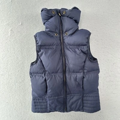 Ralph Lauren Jacket Youth Medium 8 10 Blue Puffer Vest Down Filled Full Zip Kids - Image 1 of 4
