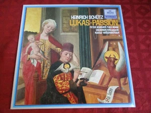 LP PETER SCHREIER THEO ADAM Schütz Lukas Passion Mauersberger STEREO ARCHIVO - Picture 1 of 1