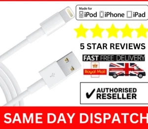 IPHONE HANDY LADEGERÄTE USB KABEL 1M IPHONE 6 7 8 X XS 11 12 13 PRO IPAD LADEGERÄT - Bild 1 von 4