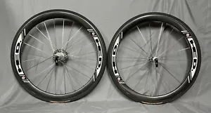 HED Stinger 4 FR Carbon Wheelset 700c Tubular 130/100mm 9mm QR 10 Speed Rim - Picture 1 of 19