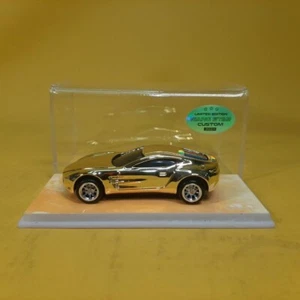 Hot Wheels ASTON MARTIN ONE-77 Chrome GOLD (WANGSTAR CUSTOM) Limited REAL RIDERS - Picture 1 of 13