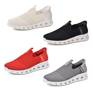 Damen Slipper Wanderschuhe Leicht Freihändig Atmungsaktiv Mode Turnschuhe - Bild 1 von 29