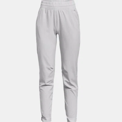 NWT Under Armour Girl’s XL STORM Squad Warm Up Pants Light Grey - Image 1 of 4