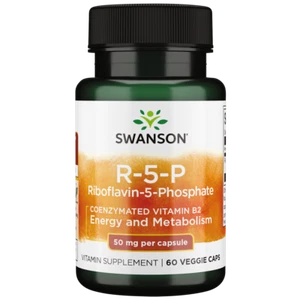 Swanson R-5-P (Riboflavin-5-Phosphate) 50 mg 60 Veggie Capsules - Picture 1 of 6