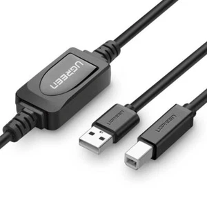 USB A male to B male Active printer cable 15m; UGREEN/10362 - Picture 1 of 4
