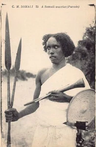 Somalia - A Somali warrior - Publ. Catholic Mission of Somaliland 25 - Picture 1 of 2