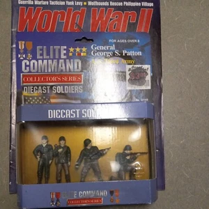 Revista ELITE COMMAND U.S. 3rd ARMY GEORGE PATTON 4 Soldados RARA bonificación Segunda Guerra Mundial - Imagen 1 de 4