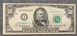 Choice CU 1950 J Kansas City $50 FRN - Picture 1 of 2