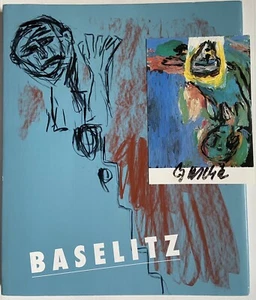 Georg Baselitz signiert Kunst Karte original Unterschrift Autogramm signed - Bild 1 von 5