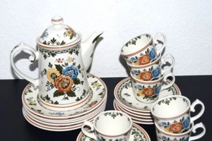 Villeroy&Boch Kaffeegedeck 18teil. + Kaffeekanne "Wie NEU" war Deko im Schrank - Bild 1 von 5