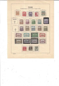 Fiume: 1918; to 1924, rest of collection, includes high values, Mint+used EBFI01 - Picture 1 of 6