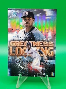 2025 Bowman Chrome Cam Smith Greatness Loading #GL-4 Houston Astros - Picture 1 of 3