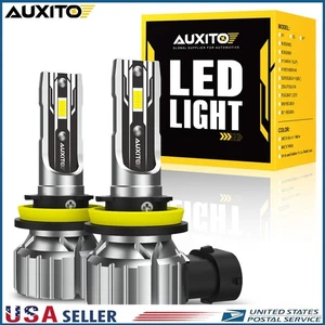2X H11 H8 LED Headlight Low Beam Bulbs Conversion Kit 6500K 60000LM White 2Pcs - Picture 1 of 13