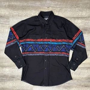 Brooks & Dunn x Panhandle Slim Shirts Western Aztec Southwest Men's M 16-34 - Picture 1 of 8