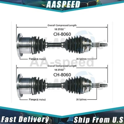 Передний вал оси CV Joint TrakMotive для 1987 1988 1989 1990 Dodge Dakota - Изображение 1 из 2
