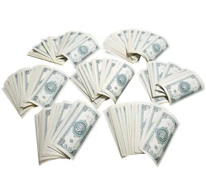 Monopoly Heirloom Edition Replacement Money Set Bills 1, 5, 10, 20, 50, 100, 500 - Picture 1 of 24