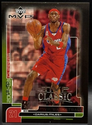 2002-03 Upper Deck MVP Classic BLACK Darius Miles 18/50 NM SSP #73 Clippers RARE - Image 1 of 4