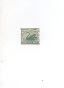 Western Australia mint hinged MH Scott 58 swan - Picture 1 of 2