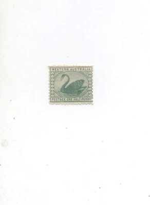 Western Australia mint hinged MH Scott 58 swan - Image 1 of 2