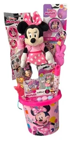Minnie Mouse Girls Easter Or Birthday Basket, Plush, Art & Crafts, Candy & More - Picture 1 of 7