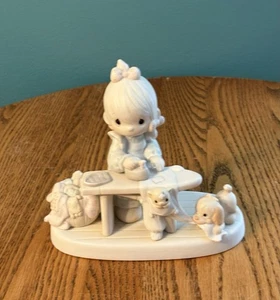 Gebrauchte Vintage Precious Moments Porzellan Presse auf Figur E-9265 - Bild 1 von 5