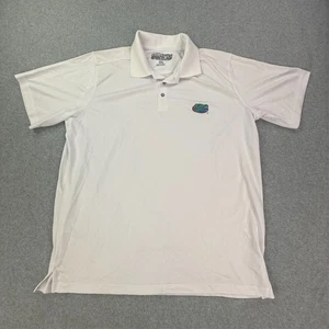 Campus Specialties Univ of Florida Gators Logo Polo Mens 2XL White Polyester - Picture 1 of 7