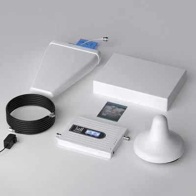 4G 3G 2G Cell Signal Booster Kit with Dual Antennas for Better Connectivity - image 1 of 4