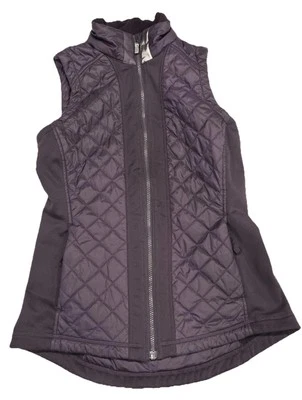 Women’s Athleta Rock Springs Purple Quilted Insulated Puffer Vest Small - Image 1 of 4