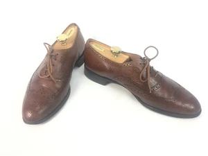 Grenson * Royal Windsor braune Budapester Brogue Oxford-Schuhe Gr. 9D US / 42 EU - Bild 1 von 7