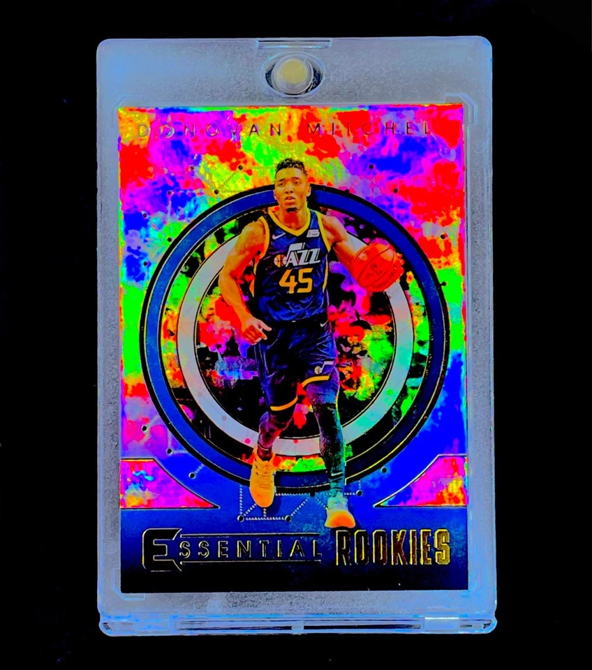 DONOVAN MITCHELL ROOKIE CIRCLES REFRACTOR HOLO SP Insert Non Auto - UTAH - Image 1 of 4