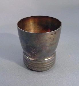 Beautiful Egg Cup Silver Metal - No #10 - Picture 1 of 1
